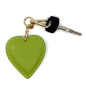 Preview: Trixi-Gronau Leder Herzanhaenger Coeur lime grün front.jpg